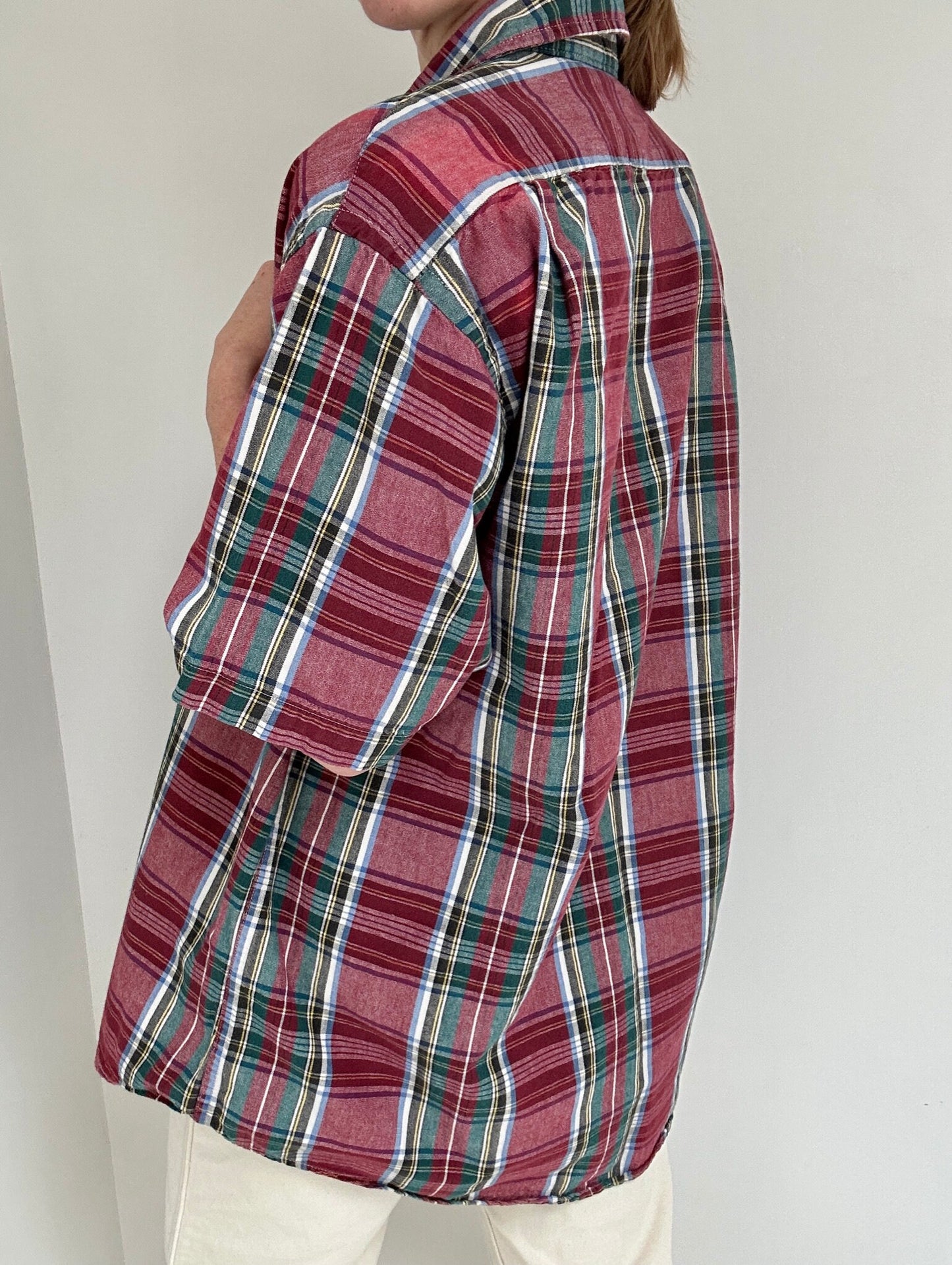 70s LL Bean plaid adventure shirt