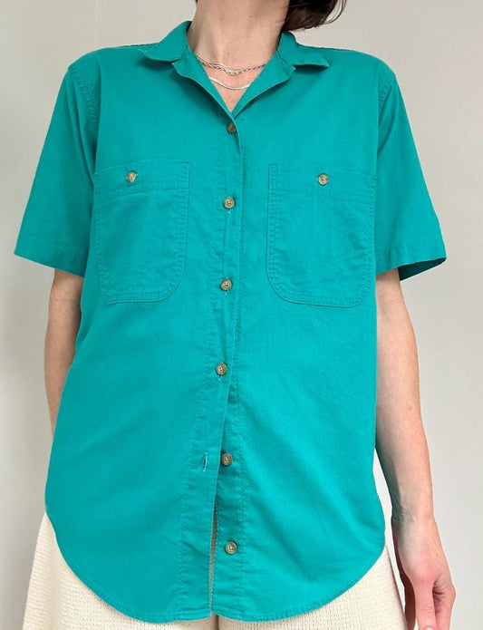 80s LL Bean adventure button