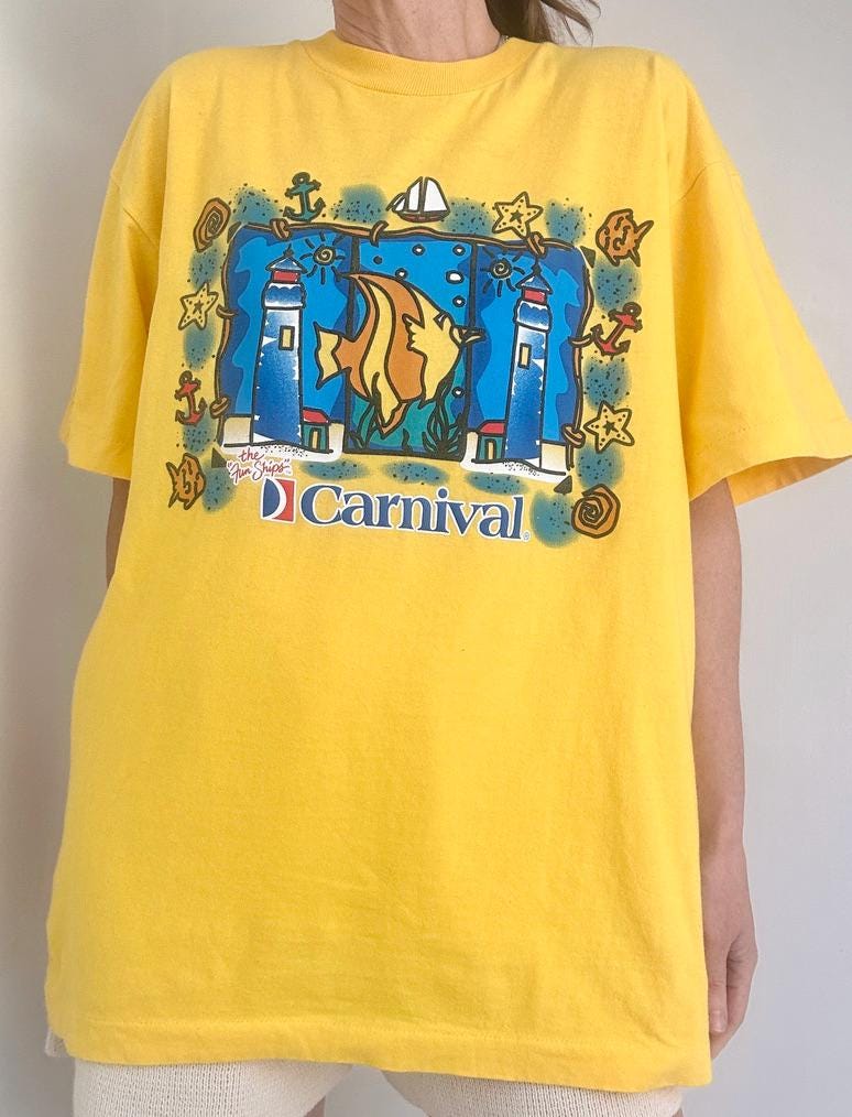 90s Carnival Cruise single stitch
