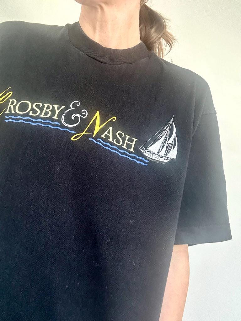 1993 Crosby & Nash single stitch