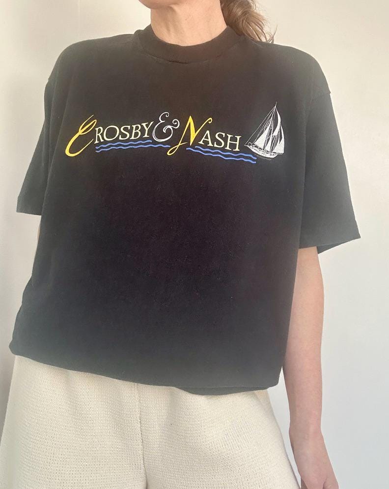 1993 Crosby & Nash single stitch