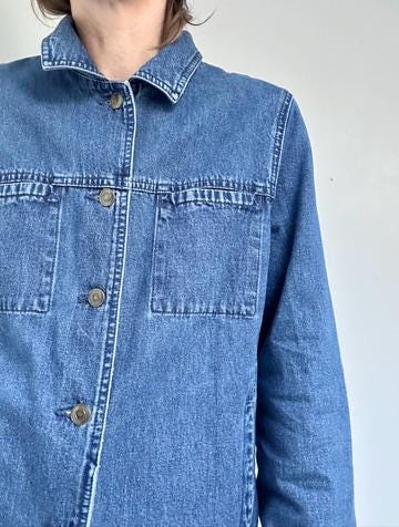 cropped denim jacket
