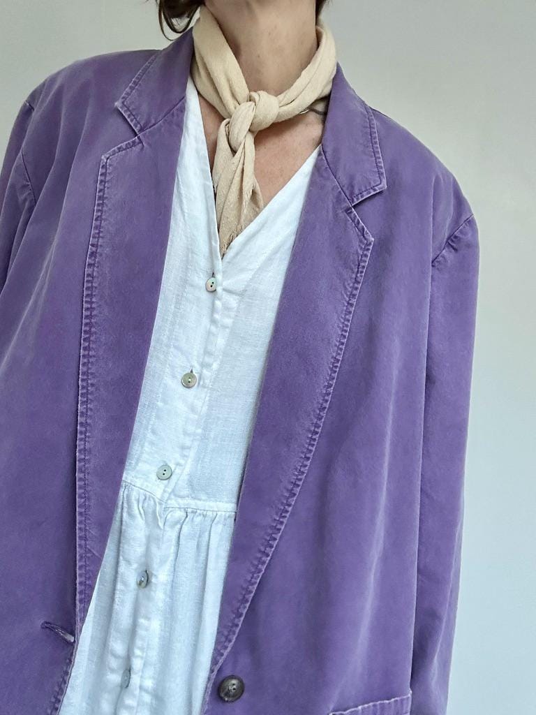 90s minimalist LL Bean chore blazer