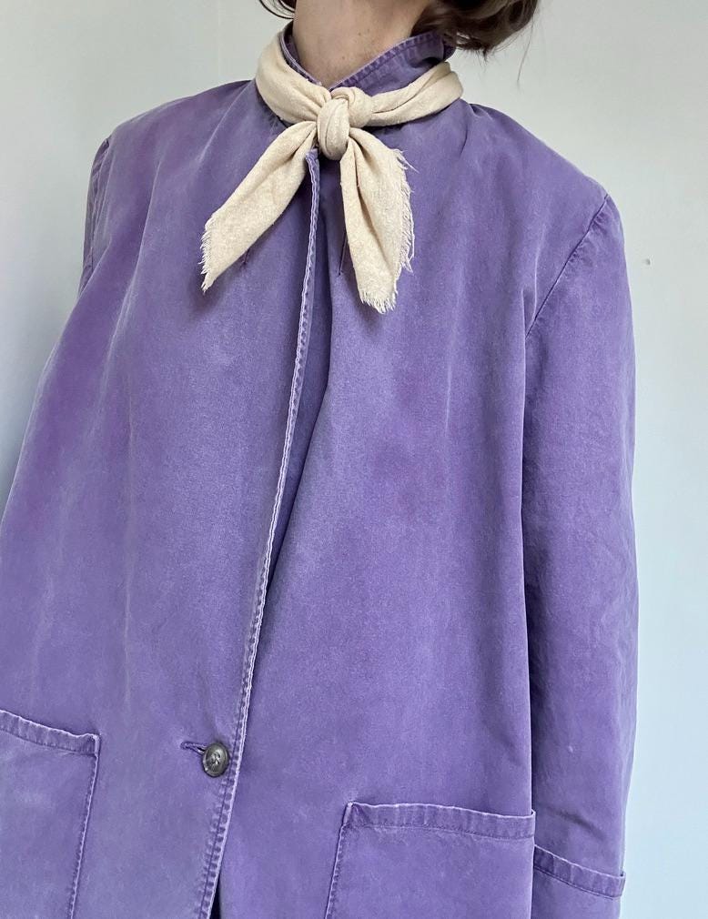 90s minimalist LL Bean chore blazer