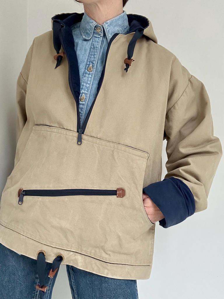 Rare 90s artist-made canvas anorak