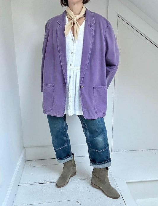 90s minimalist LL Bean chore blazer