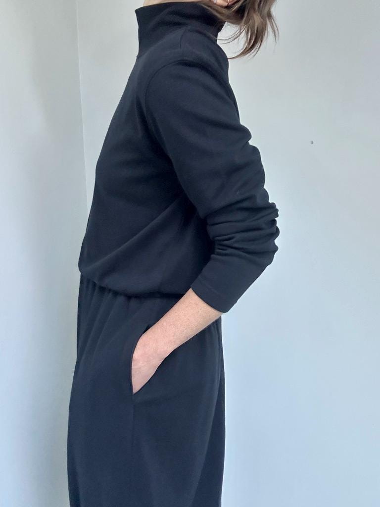 Lands’ End easy dress in Navy