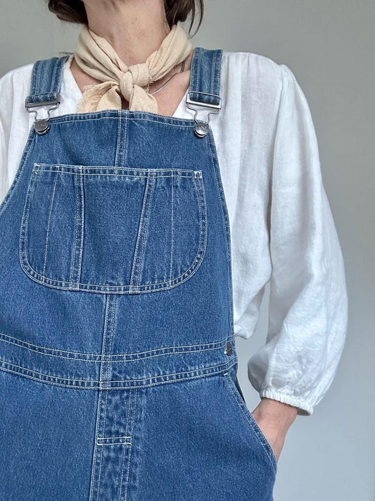 LL Bean denim overalls